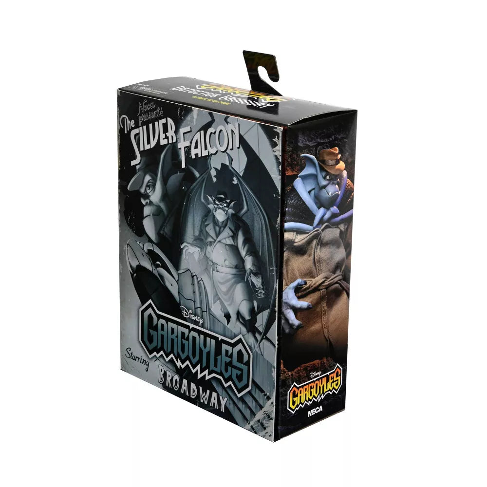 NECA - Gargoyles Detective Broadway "Silver Falcon" with Closed Wings