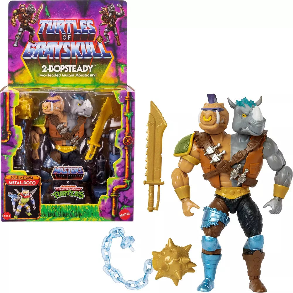 Masters of the Universe x Turtles of Grayskull 2-Bopsteady Action Figure