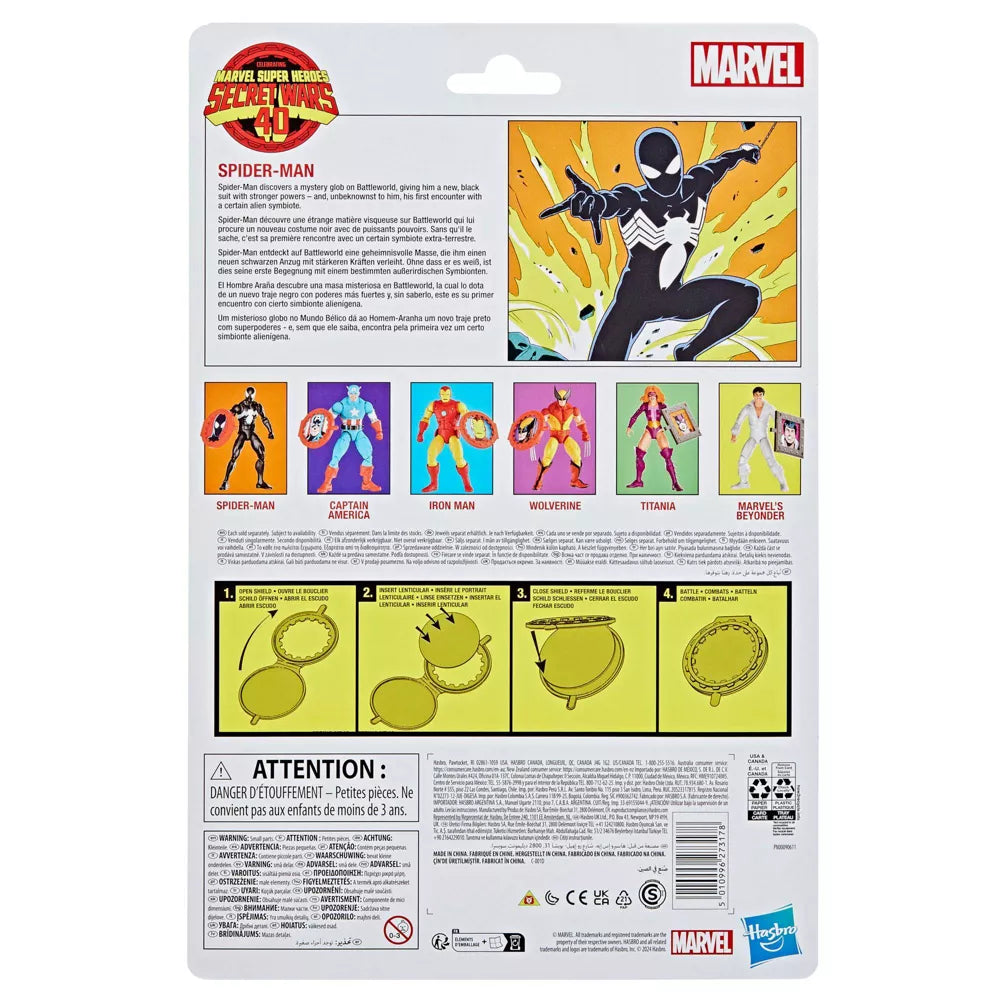 Marvel Legends Series Secret Wars Spider-Man Action Figure