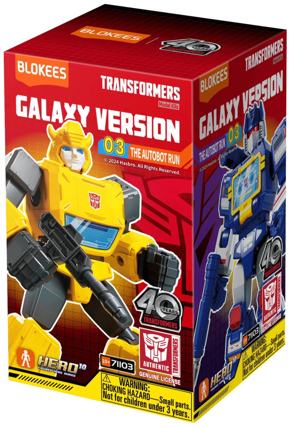 BLOKEES - Transformers Galaxy Version 03 - The Autobot Run