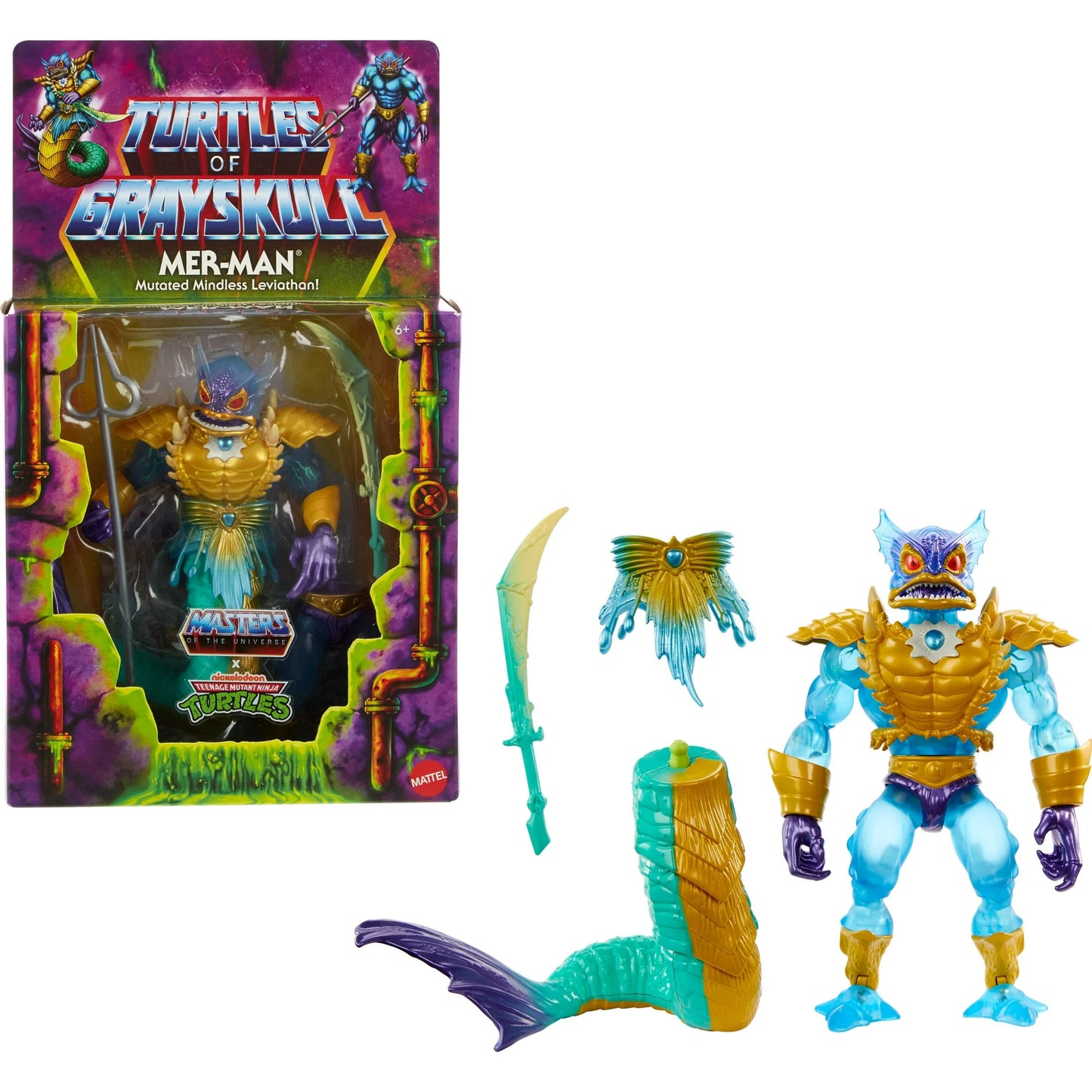 Turtles of Grayskull Mer-Man Action Figure