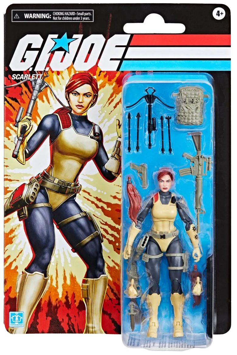 G.I. Joe Classified Series 6-Inch Retro Scarlett Action Figure