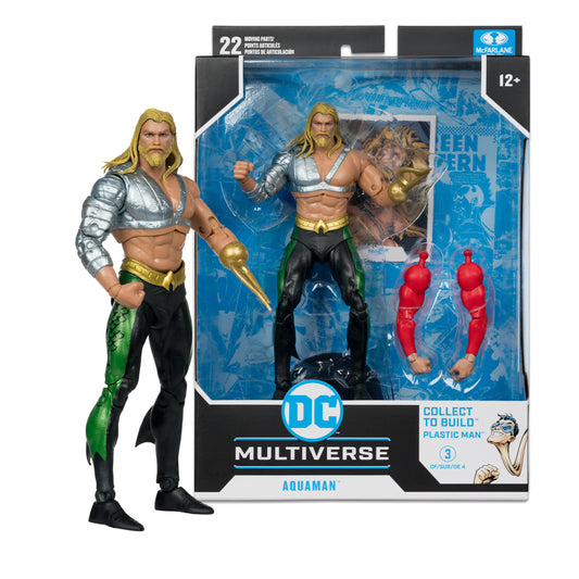 McFarlane -  DC Multiverse  - Aqua Man - Build A Figure (Plastic Man)