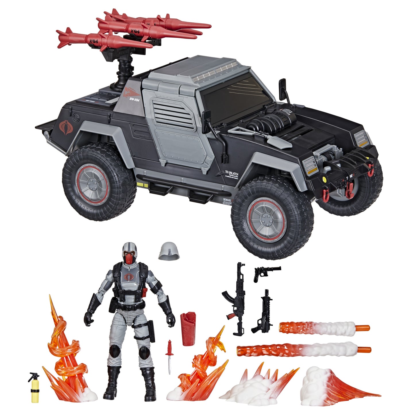 G.I. Joe Classified Series #120, Cobra Night Attack 4-WD Stinger & Driver