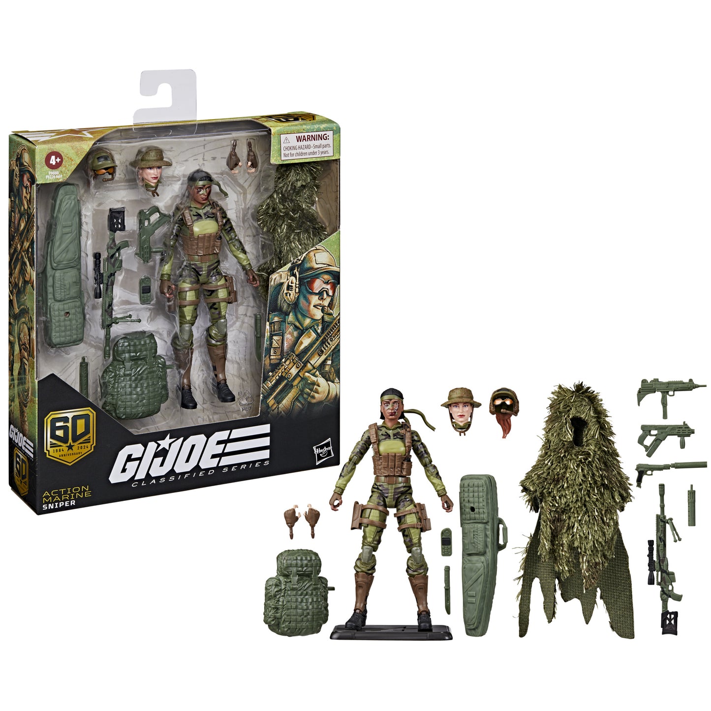 G.I. Joe Classified Series 60th Anniversary Action Marine - Sniper