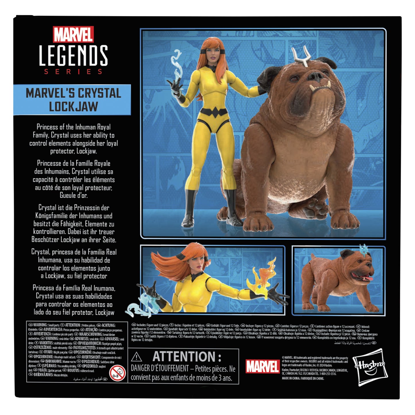 Marvel Legends Series -  Marvel's Crystal and Lockjaw