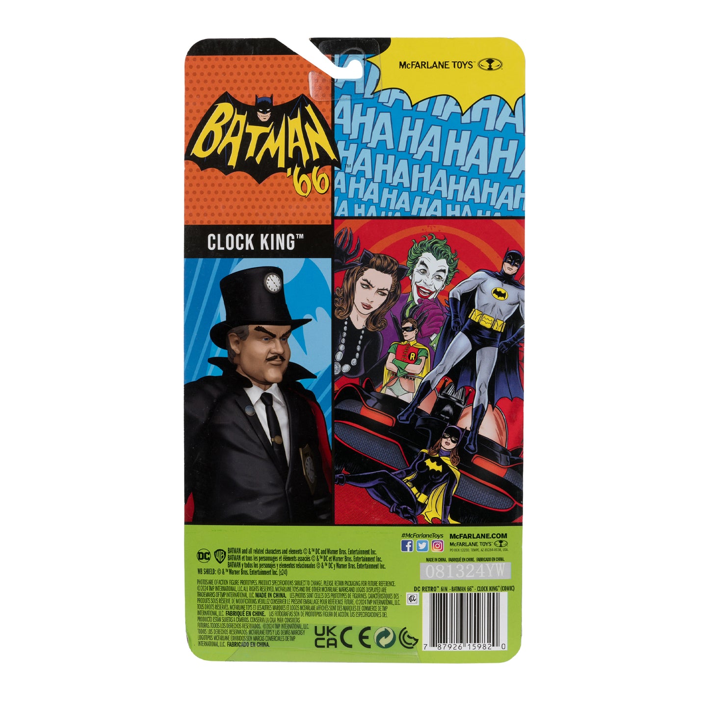 Clock King (DC Retro: Batman 66 Comic) 6" Figure