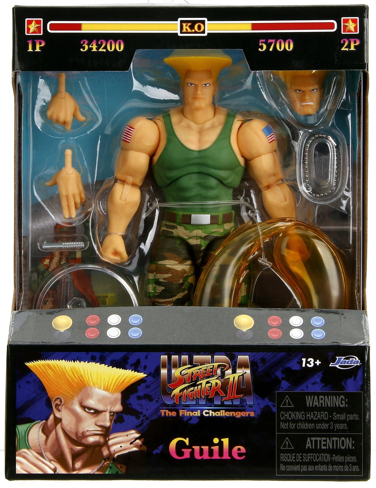 Street Fighter II 6" Guile Figure