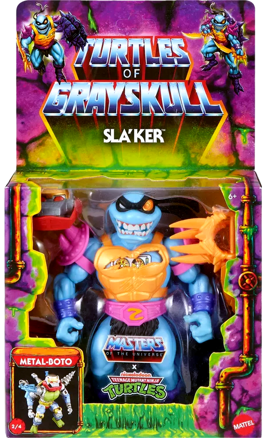 Masters of the Universe x Teenage Mutant Ninja Turtles Sla'Ker Action Figure