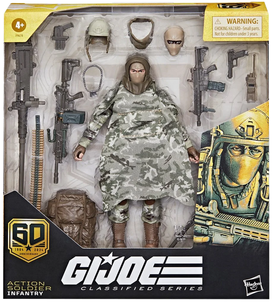 G.I. Joe Classified Series 60th Anniversary 6-Inch Action Soldier Infantry Action Figure