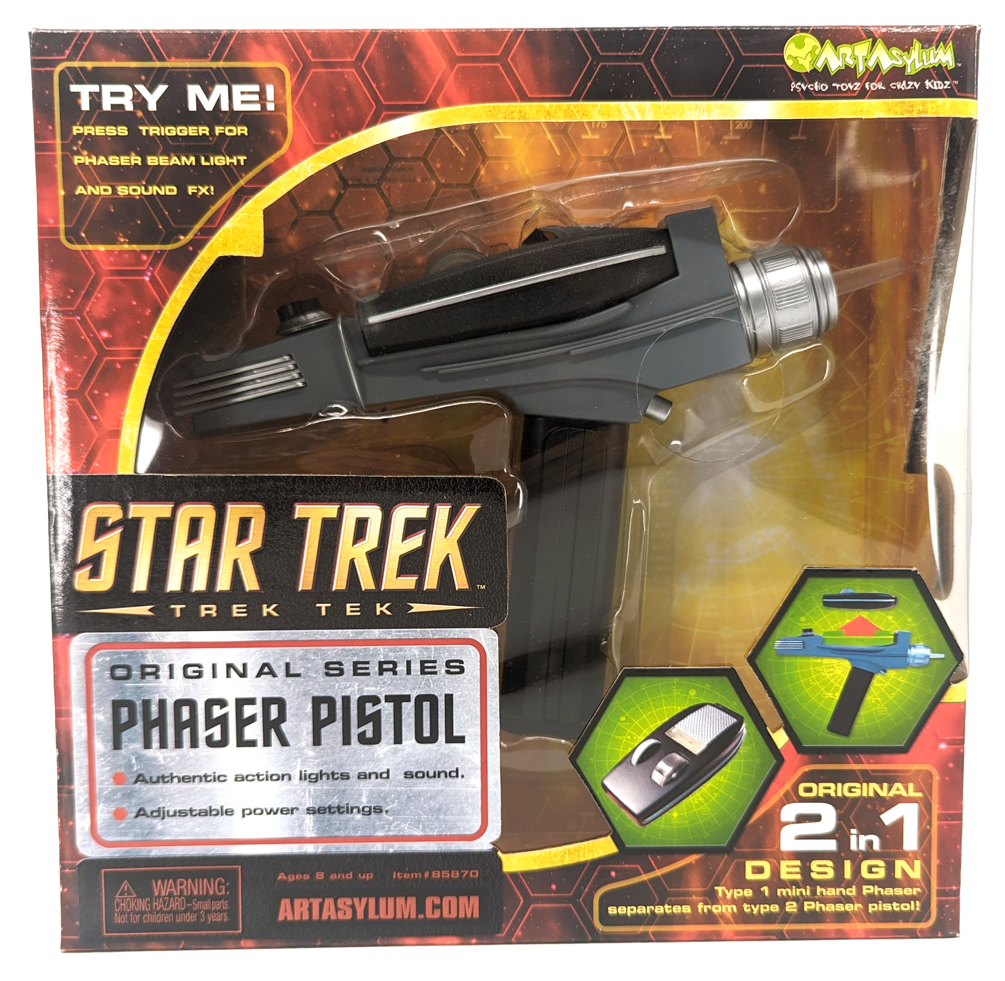 Star Trek The Original Series Trek Tek Phaser Roleplay Toy
