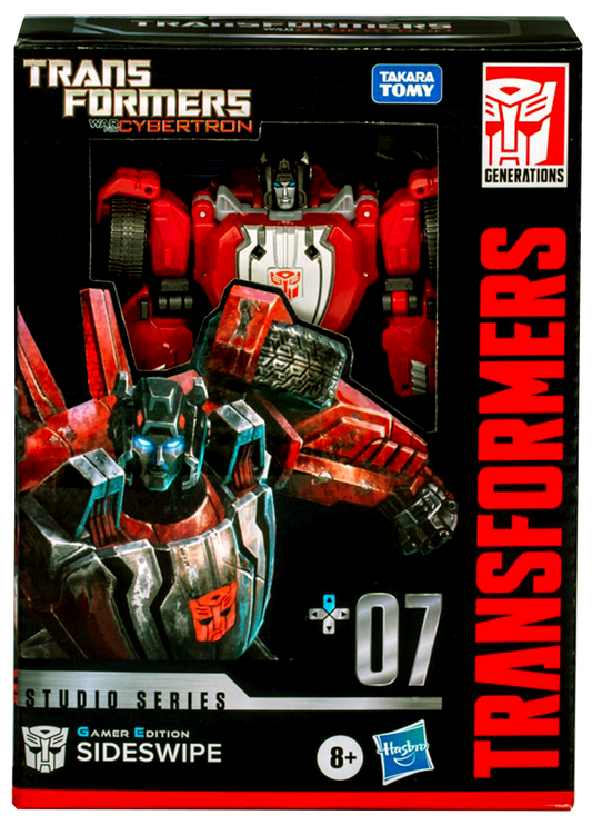 Transformers  -  Studio Series Deluxe - War for Cybertron Gamer Edition Sideswipe