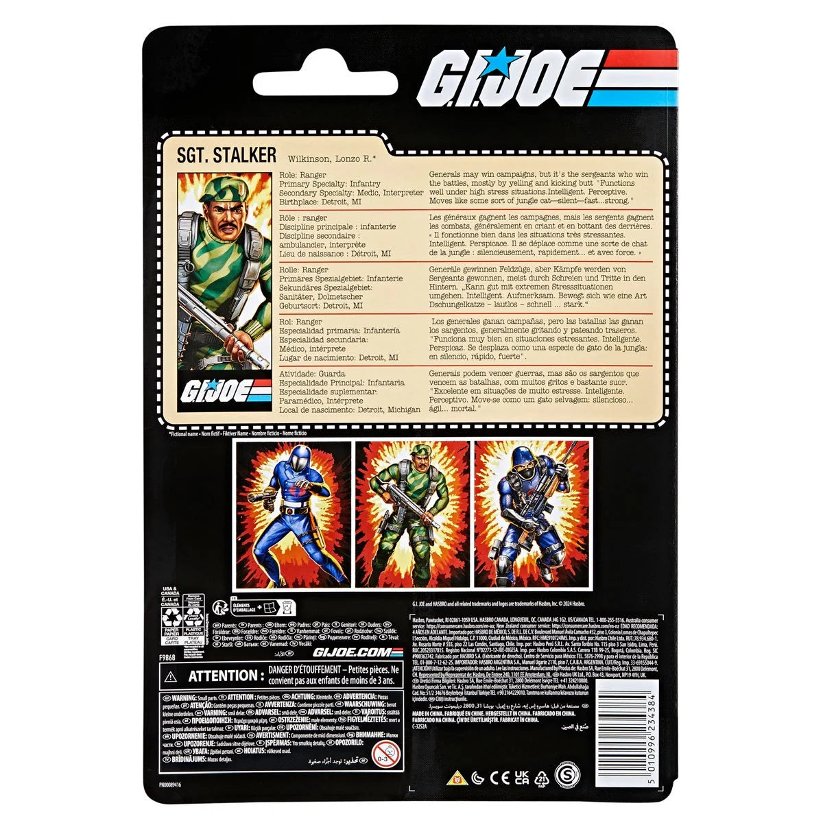 Pre-order: G.I. Joe Classified Series Retro Cardback Sgt. Stalker