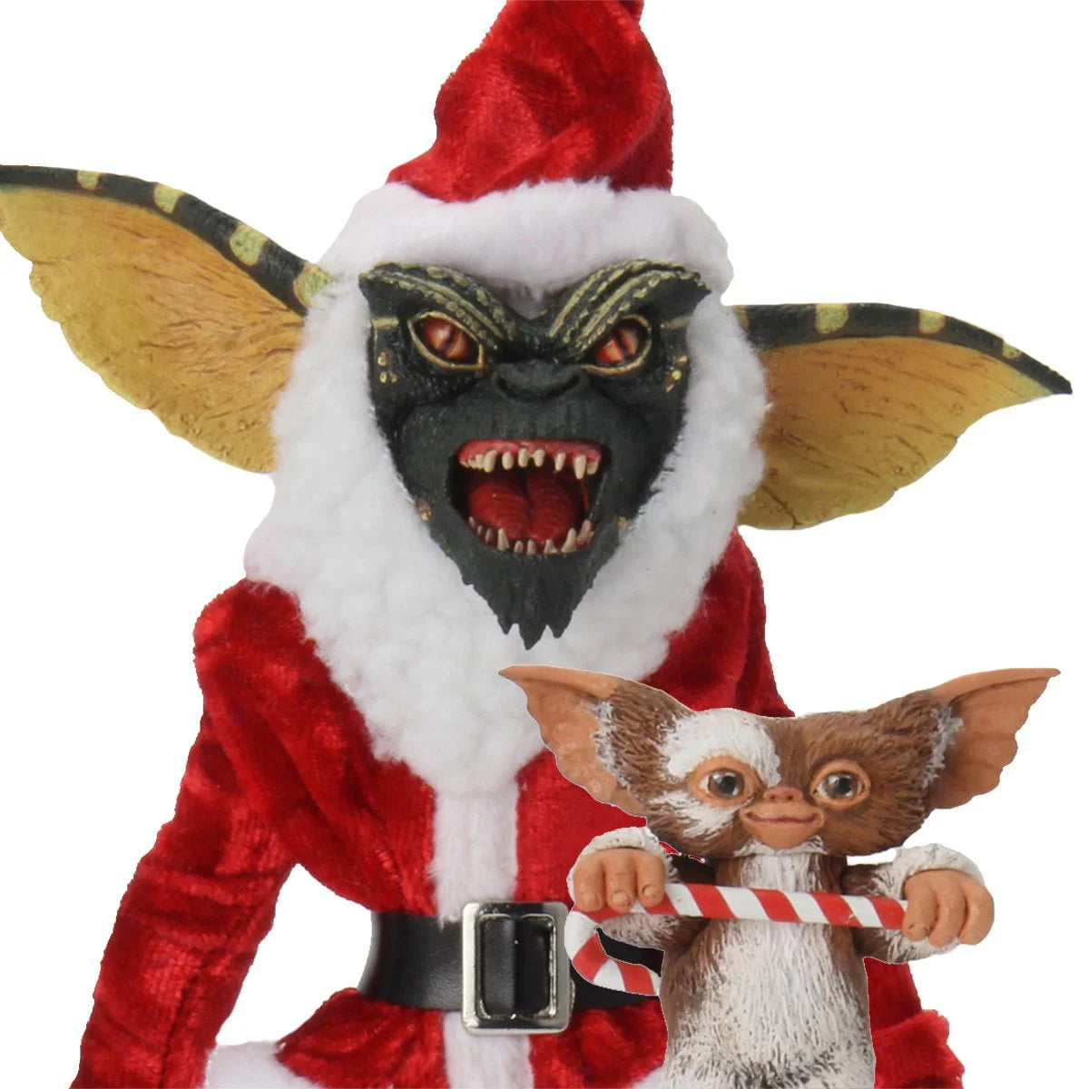NECA - Gremlins Ultimate Santa Stripe and Gizmo 7-Inch Scale Action Figure 2-Pack