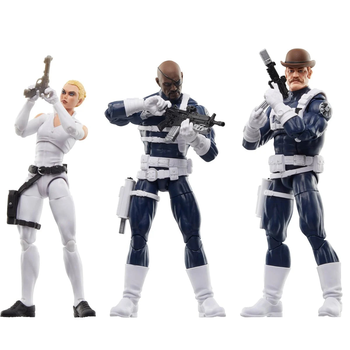 Captain America - Marvel Legends Series - Dum Dum Dugan, Sharon Carter, and Nick Fury Jr.  3-Pack