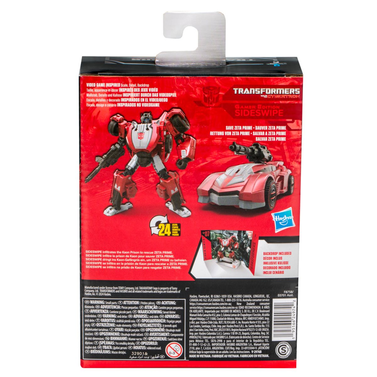 Transformers  -  Studio Series Deluxe - War for Cybertron Gamer Edition Sideswipe