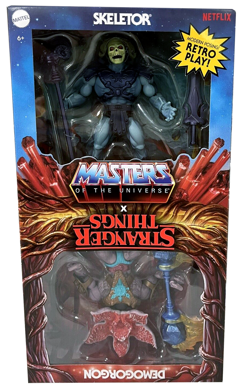 Masters of the Universe Origins Skeletor & Demogorgon (Stranger Things) 2 Pack