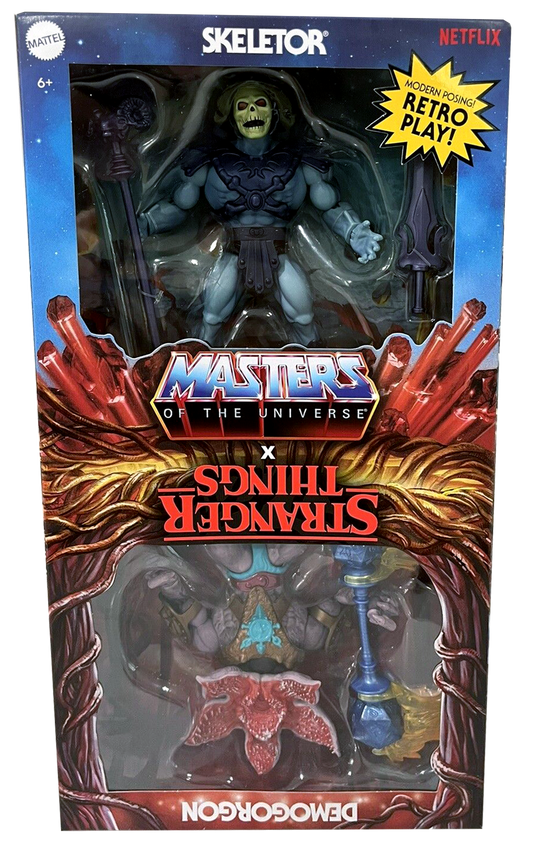 Masters of the Universe Origins Skeletor & Demogorgon (Stranger Things) 2 Pack