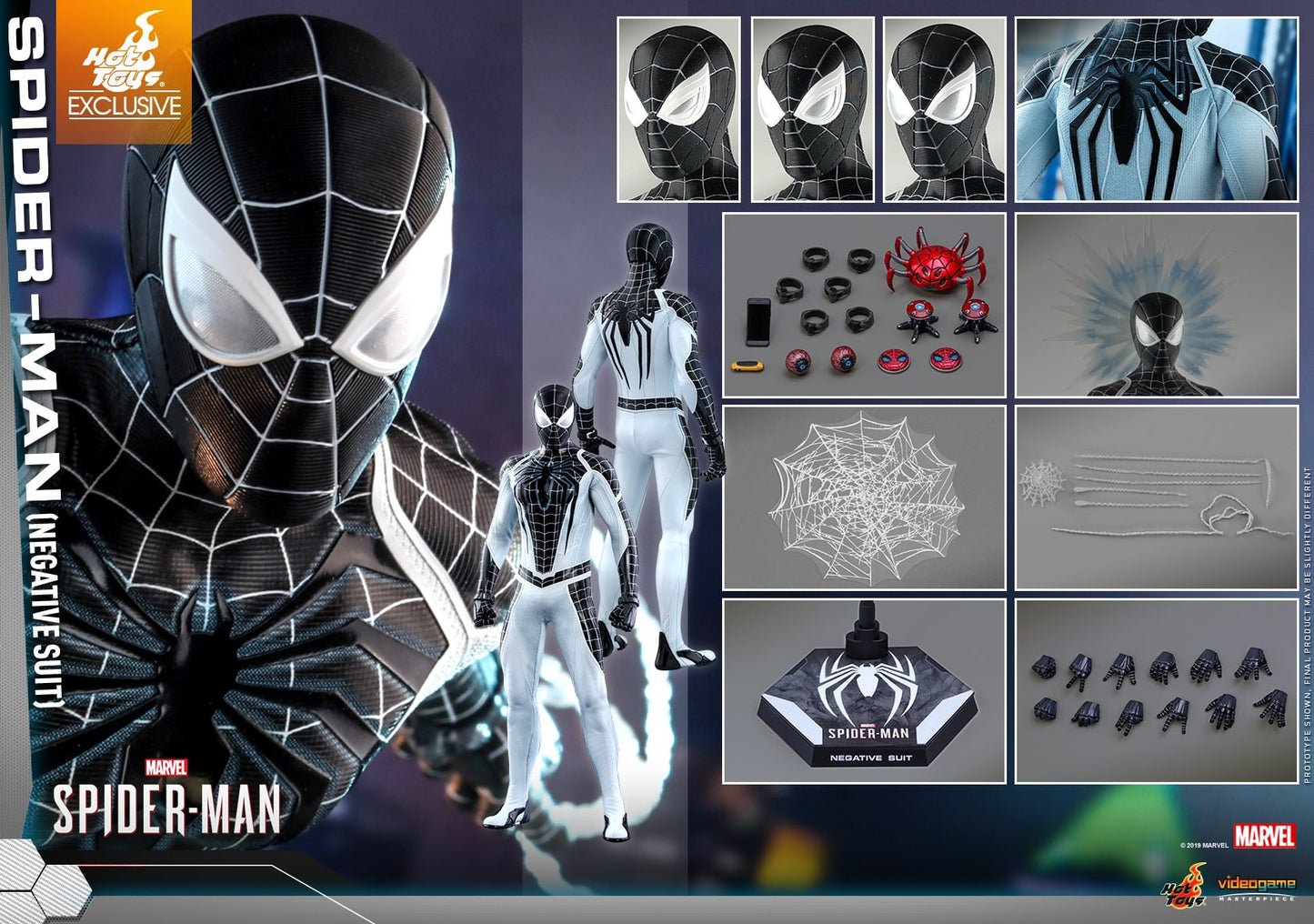 Hot Toys - Marvels - Spider-Man (Negative Suit VGM036)